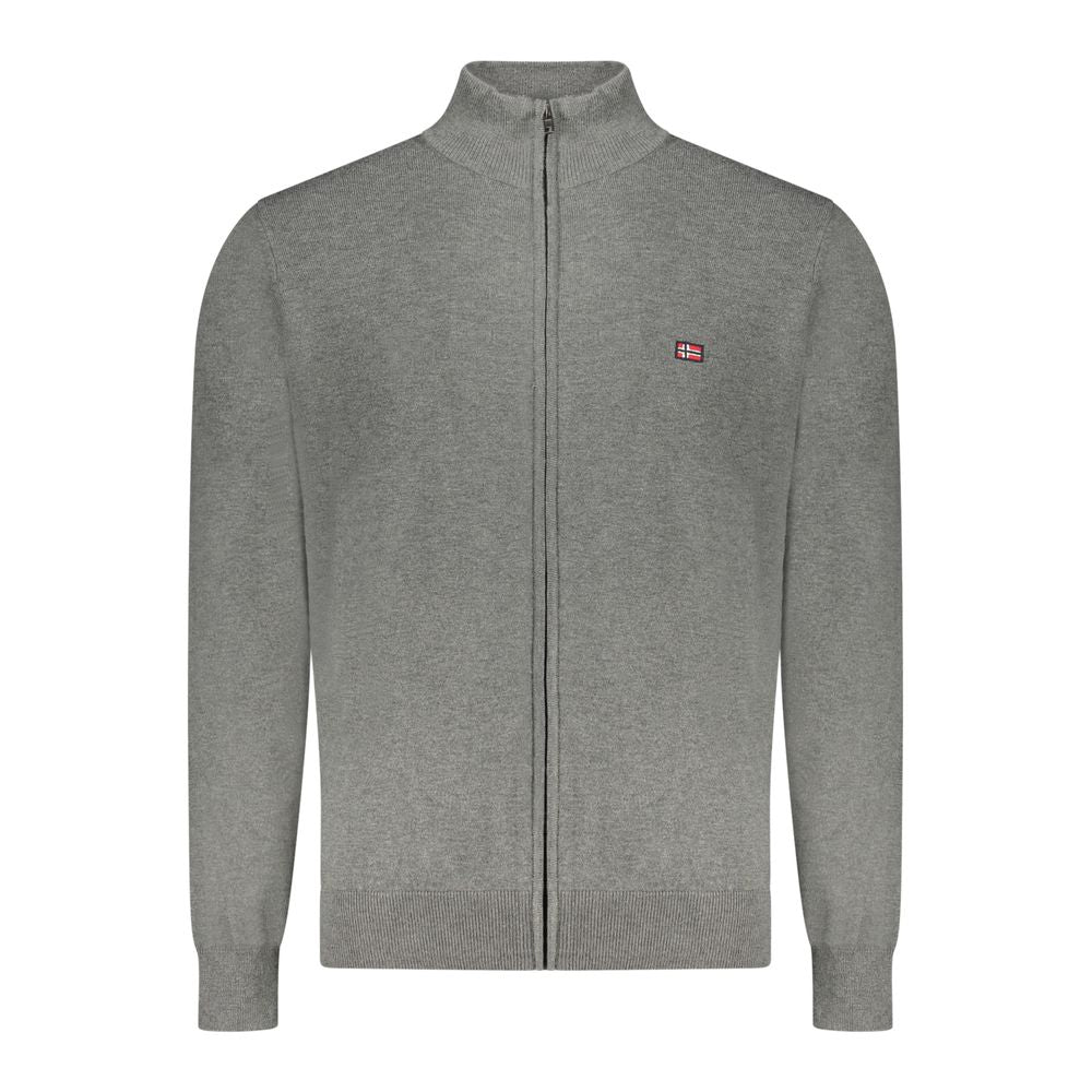 Norway 1963 Gray Polyester Men Cardigan