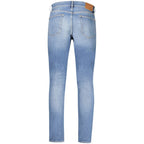 Tommy Hilfiger Blu Cotton Men's Slim Tapered Jean