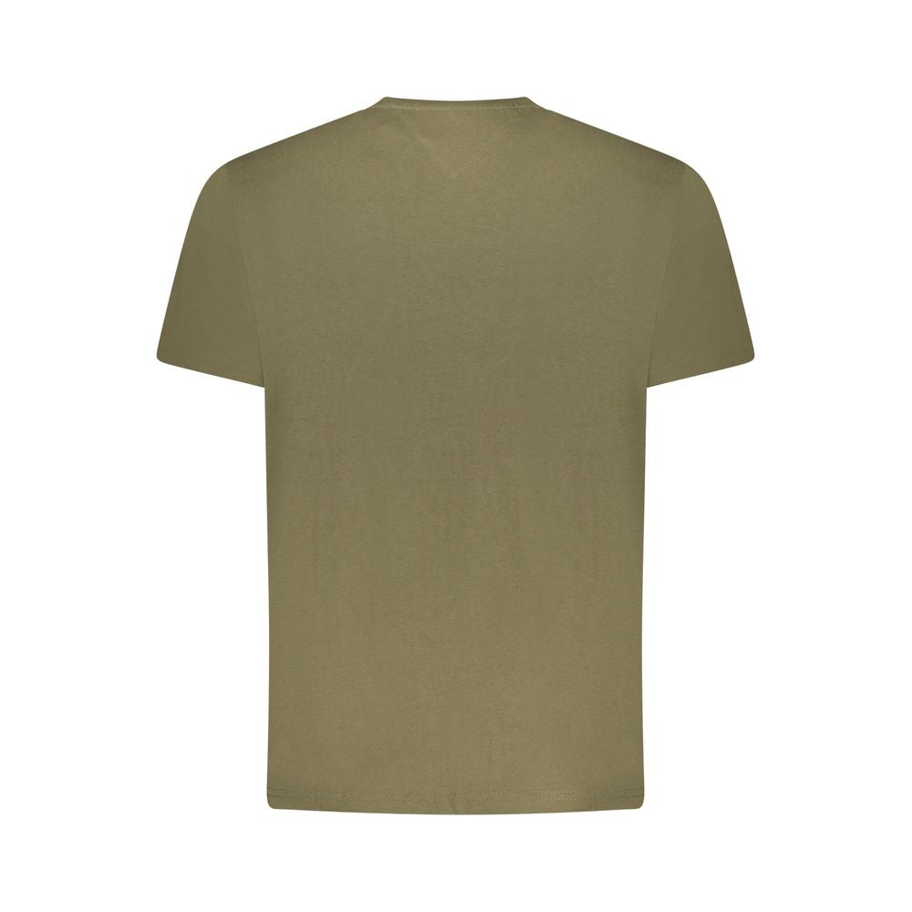 Tommy Hilfiger Verde Cotton Men T-Shirt