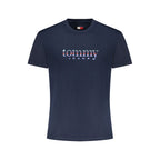 Tommy Hilfiger Blue Cotton Men T-Shirt