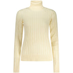 Norway 1963 White Viscose Women's Turtleneck Sweater