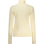 Norway 1963 White Viscose Women's Turtleneck Sweater