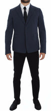 Blue Cotton Stretch Casual Blazer Dolce & Gabbana