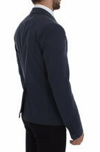 Blue Cotton Stretch Casual Blazer Dolce & Gabbana