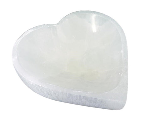 Selenite  Heart Bowl 4