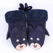 Faux Suede Bear Mittens