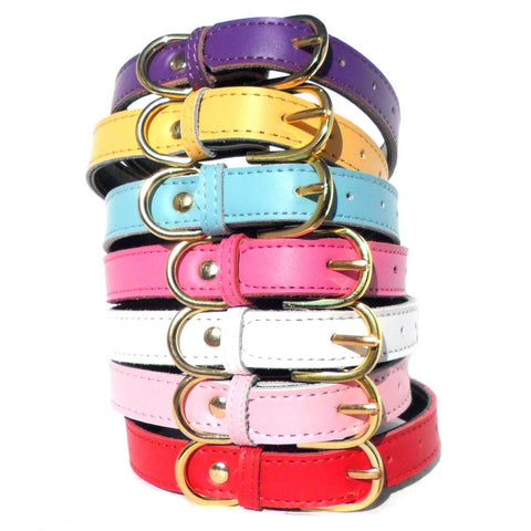 Plain Chelsea Dog Collars (4 sizes) 8-16