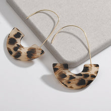 Celluloid Hook Hoop Earrings By DOBBI ( Variety Color Available )