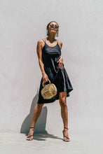 Florida Minimal Satin Slip Dress