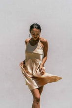 Florida Minimal Satin Slip Dress