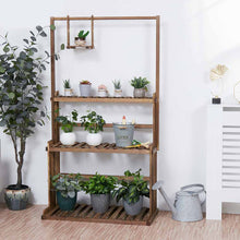 3 Tier Wooden Plant Home Decor Stand