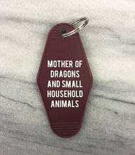 Mother of Dragons and Small Household Animals Motel Style Keychain in