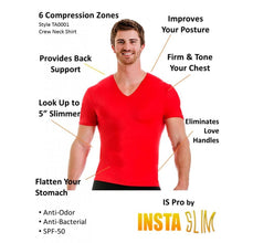 Insta Slim Activewear Compression V-Neck VA0001