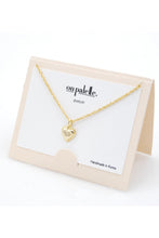 14K Gold Dipped Heart Pendant Necklaces By DOBBI ( Variety Color