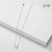 Butterfly Pendant Necklace Earrings Set By DOBBI ( Variety Color