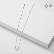 Butterfly Pendant Necklace Earrings Set By DOBBI ( Variety Color
