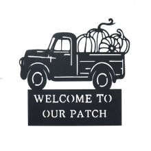 Welcome to our Patch - Metal Wall Art