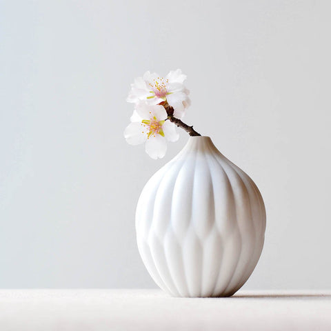 Petite Textured Porcelain Vase