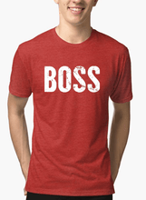 Boss Half Sleeves Melange T-shirt