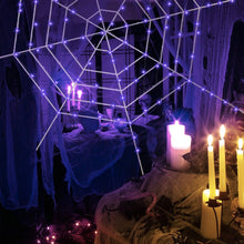 Large Light Up Cobweb Halloween Display Prop