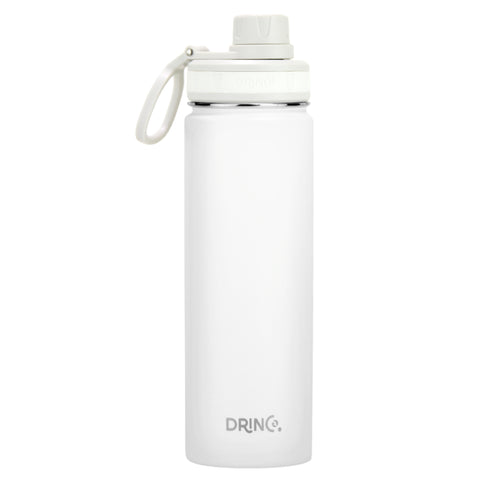 DRINCO® 22oz Stainless Steel Sport Water Bottle - Artic White