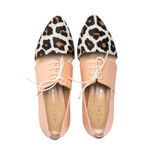 Calf Hair Leather Flat Shoes- Sapien by Lordess