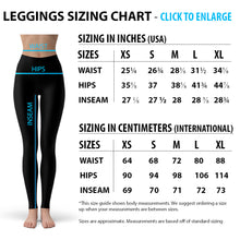 Womens Geometric Blue Tile Leggings