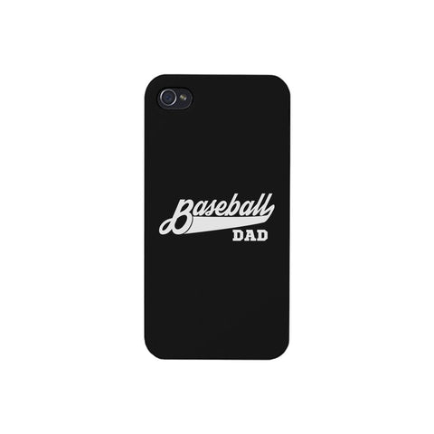 Baseball Dad Black Phone Case