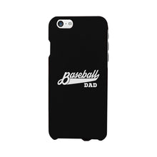 Baseball Dad Black Phone Case