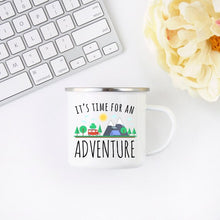 Adventure Mug Enamel Mug Wanderlust Camping Mug