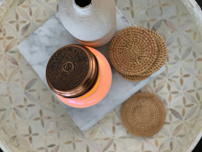 Rattan Coasters, Table Décor Set of 4