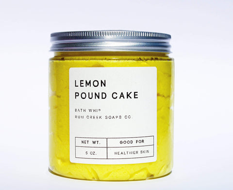 Lemon Pound Cake Whipped Soap