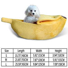 Dog Bed Banana Shape Dog House Pet Cat House Sofa Pet Kennel Nest Warm