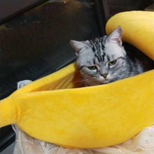 Dog Bed Banana Shape Dog House Pet Cat House Sofa Pet Kennel Nest Warm