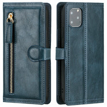 Zipper Wallet Flip Case For iPhone With Wireless Charging Support