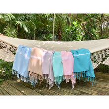 Mint Tie Dye Turkish Beach Towel